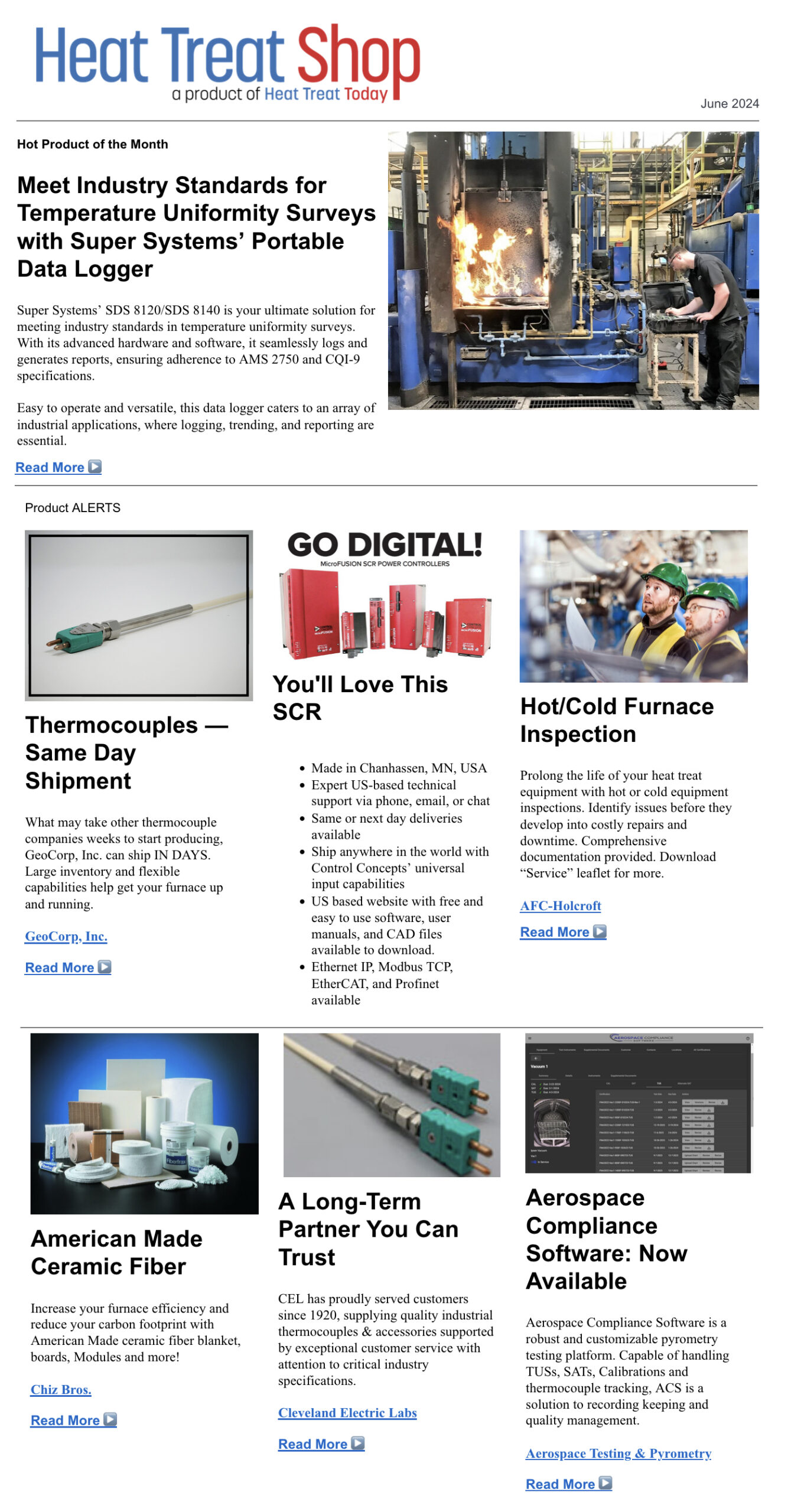 Heat Treat Shop eNewsletter 2026
